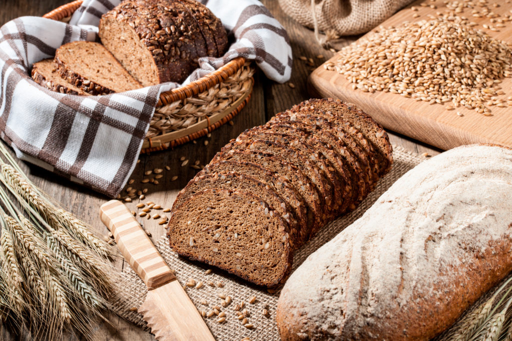 Loaves of rye bread